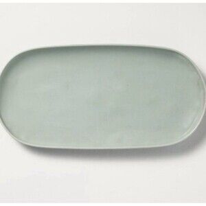 Hearth & Hand Magnolia Blue Oblong Porcelain Serving Plate 14.12” New